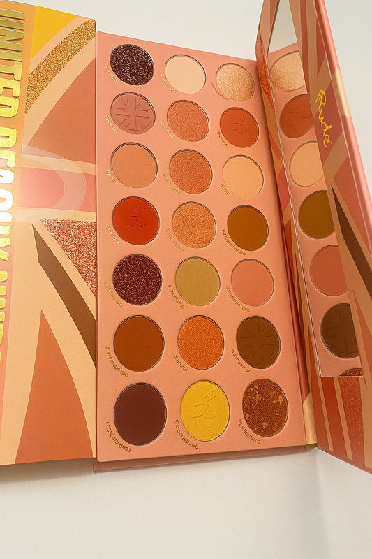 🧡 Palette de Fards à Paupières – United Peachy Nudes | Rude Cosmetics