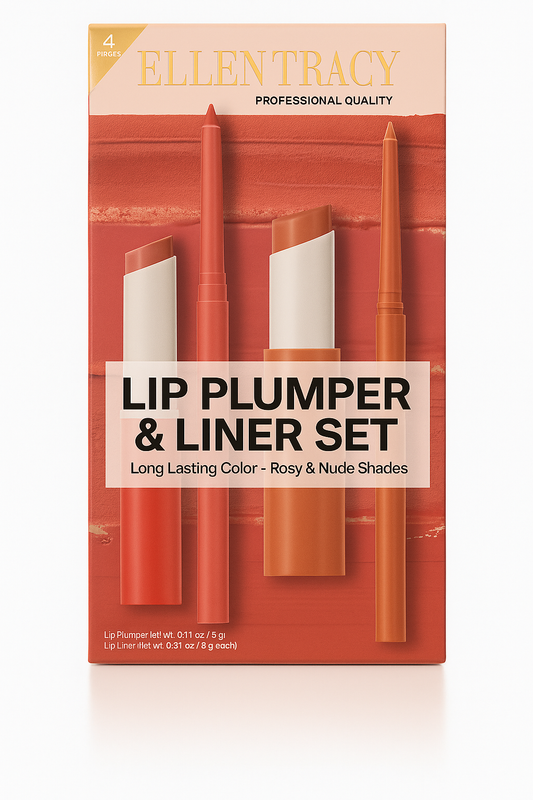 Ellen Tracy – Kit Lèvres Volume & Définition (4 pièces)