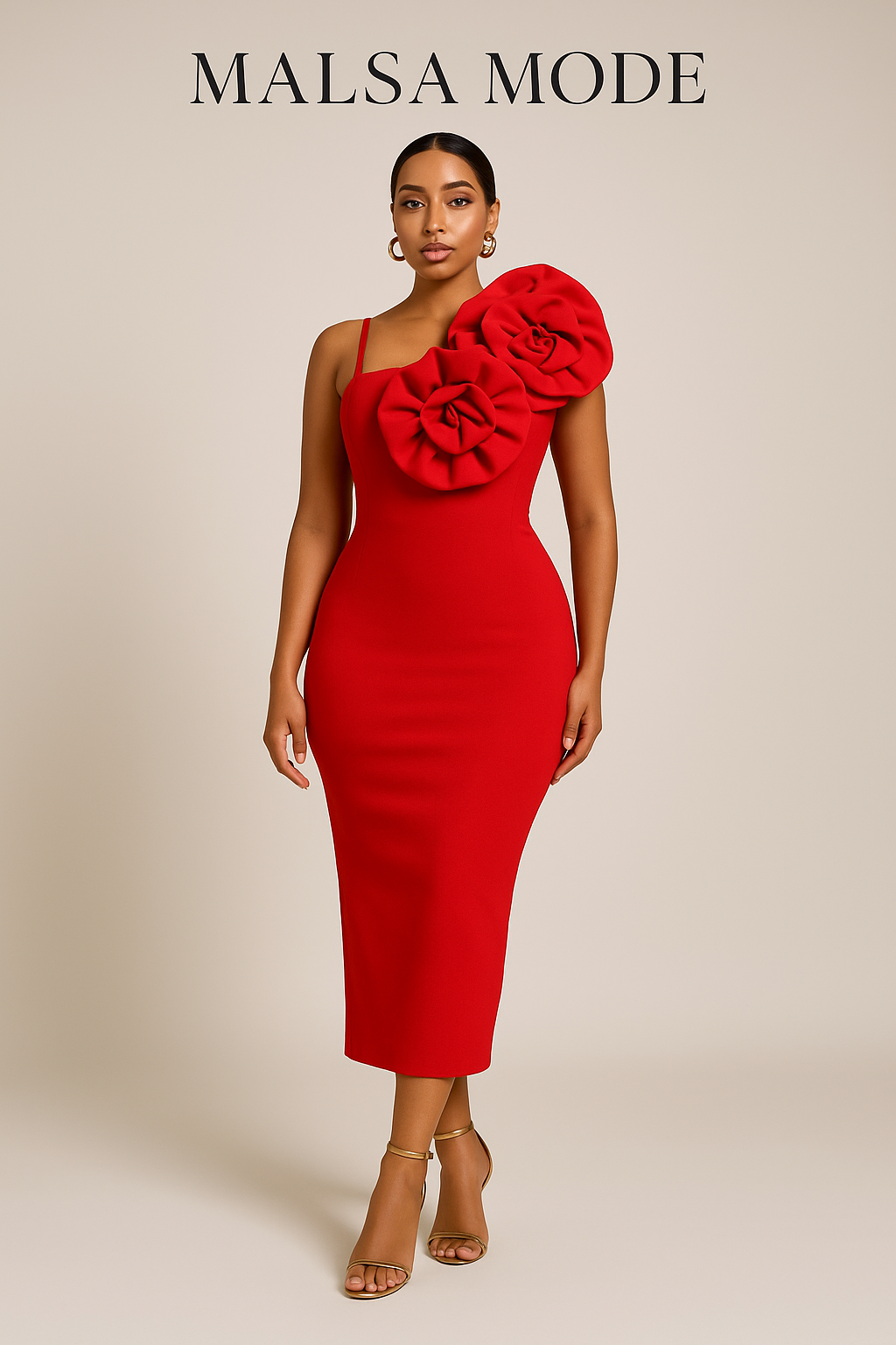Robe Malsa Rose Royale