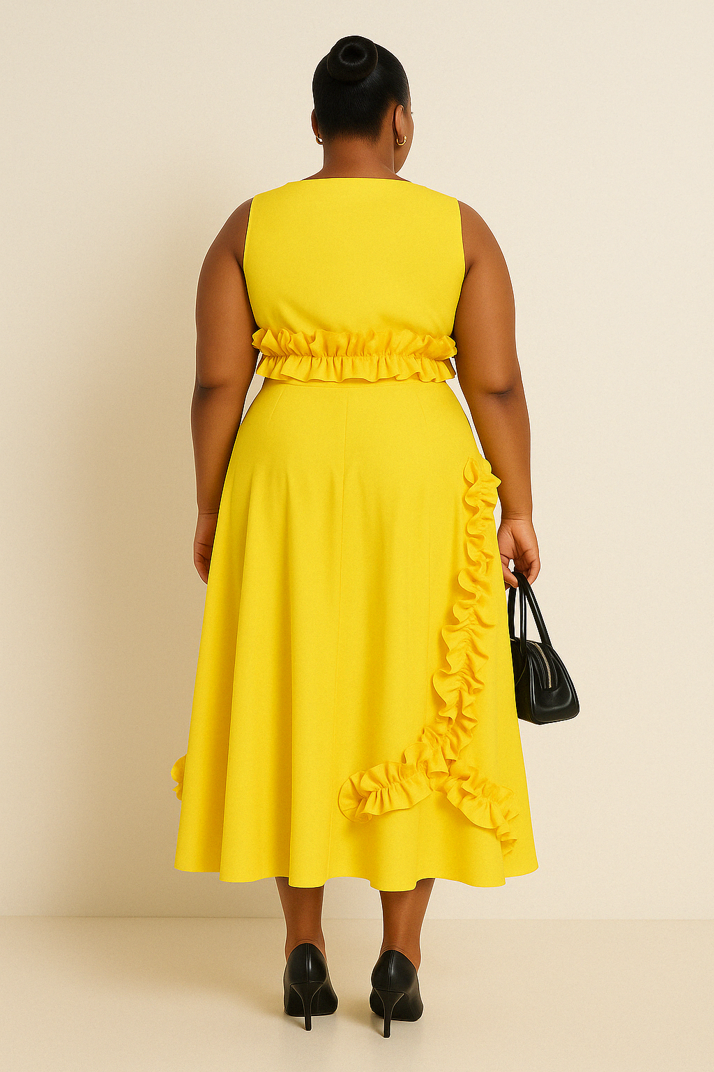 Robe Malsa Soleil Ruffle