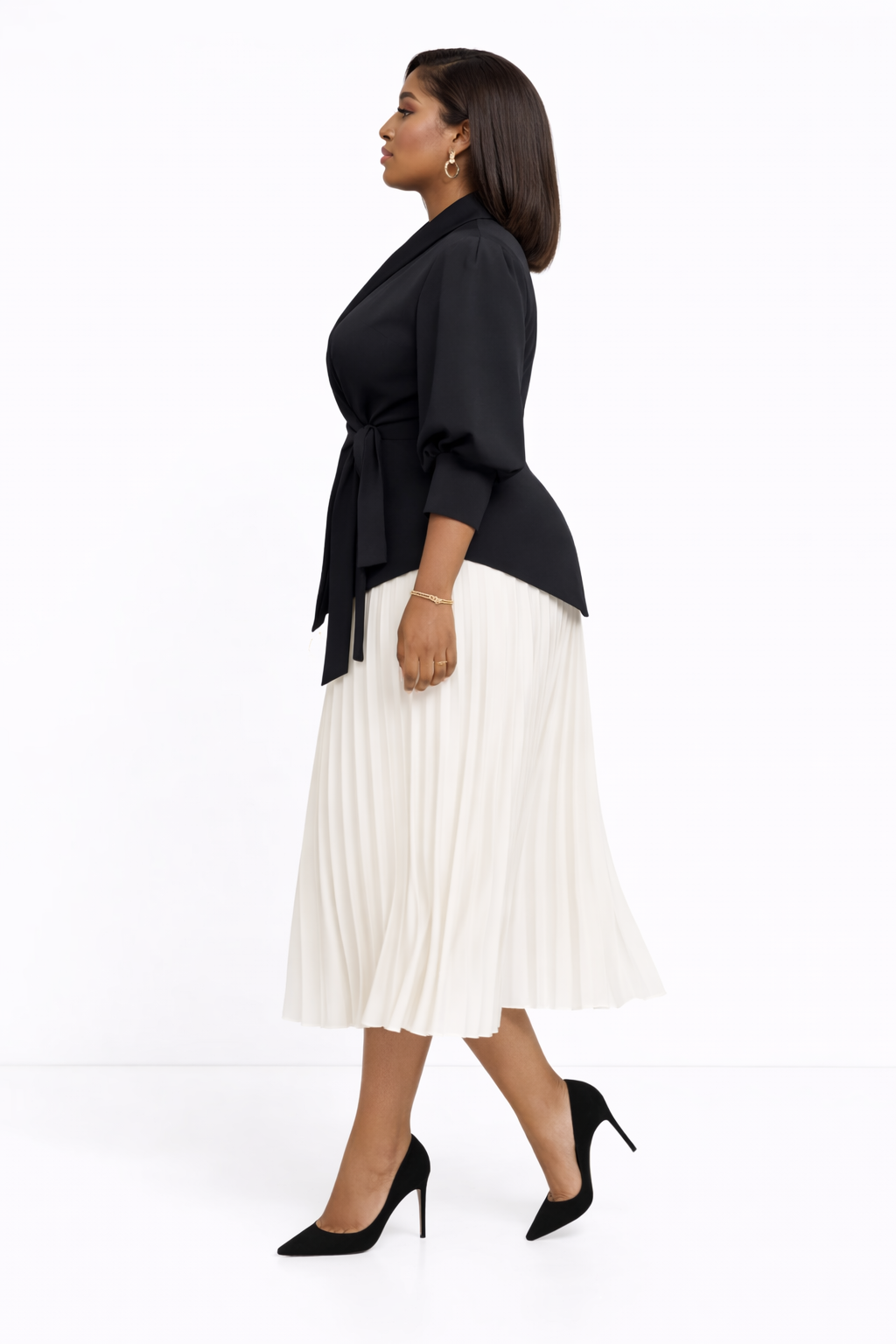 Ensemble Élégance Plissée – Collection Signature