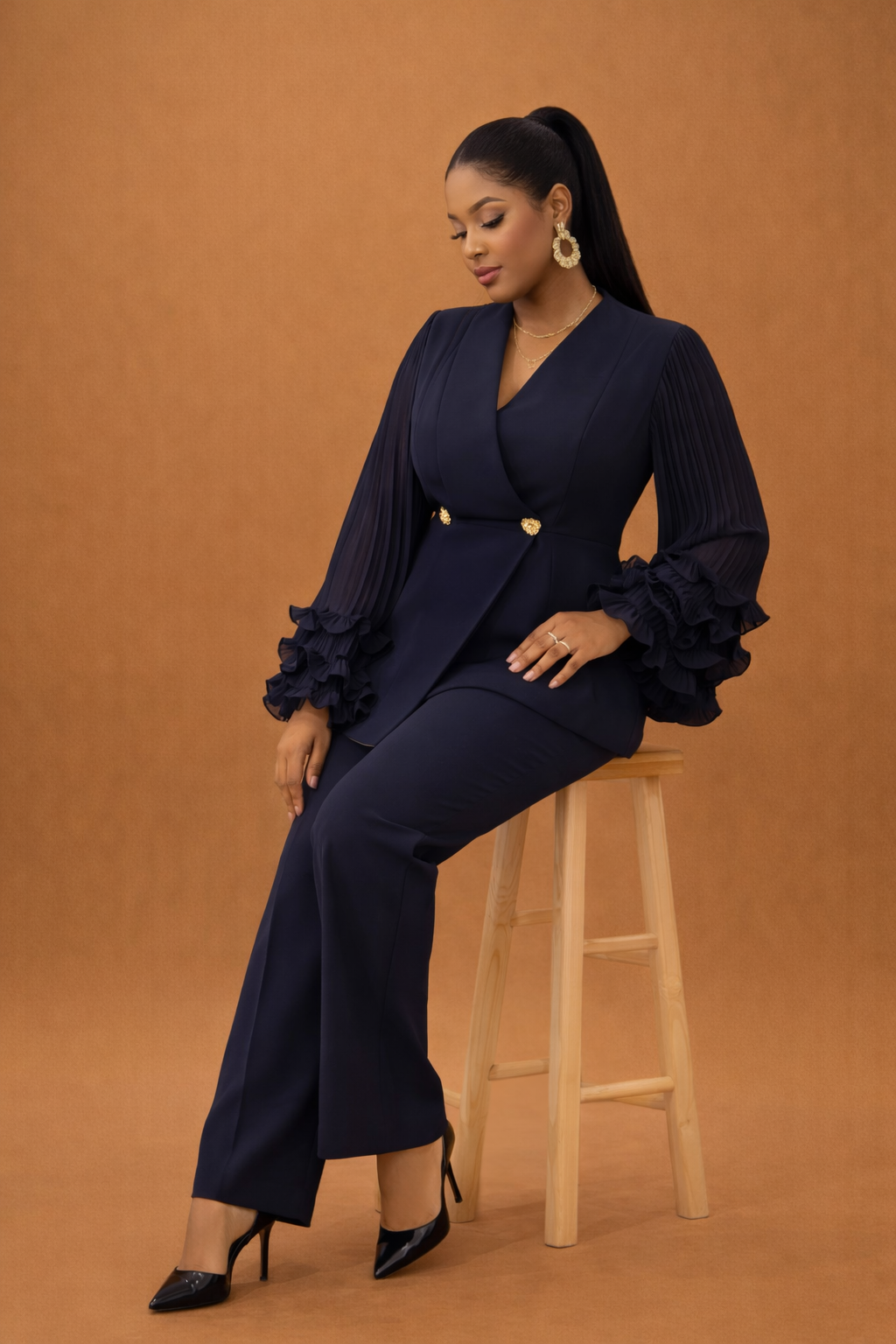 Ensemble Élégance Royale – Navy
