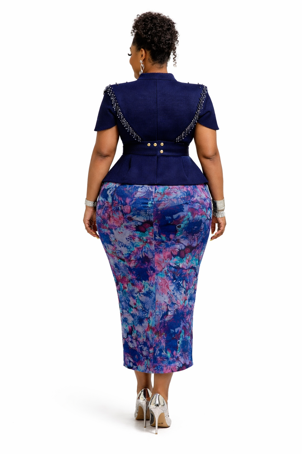 Ensemble Royal Élégance – Jupe & Top Couture