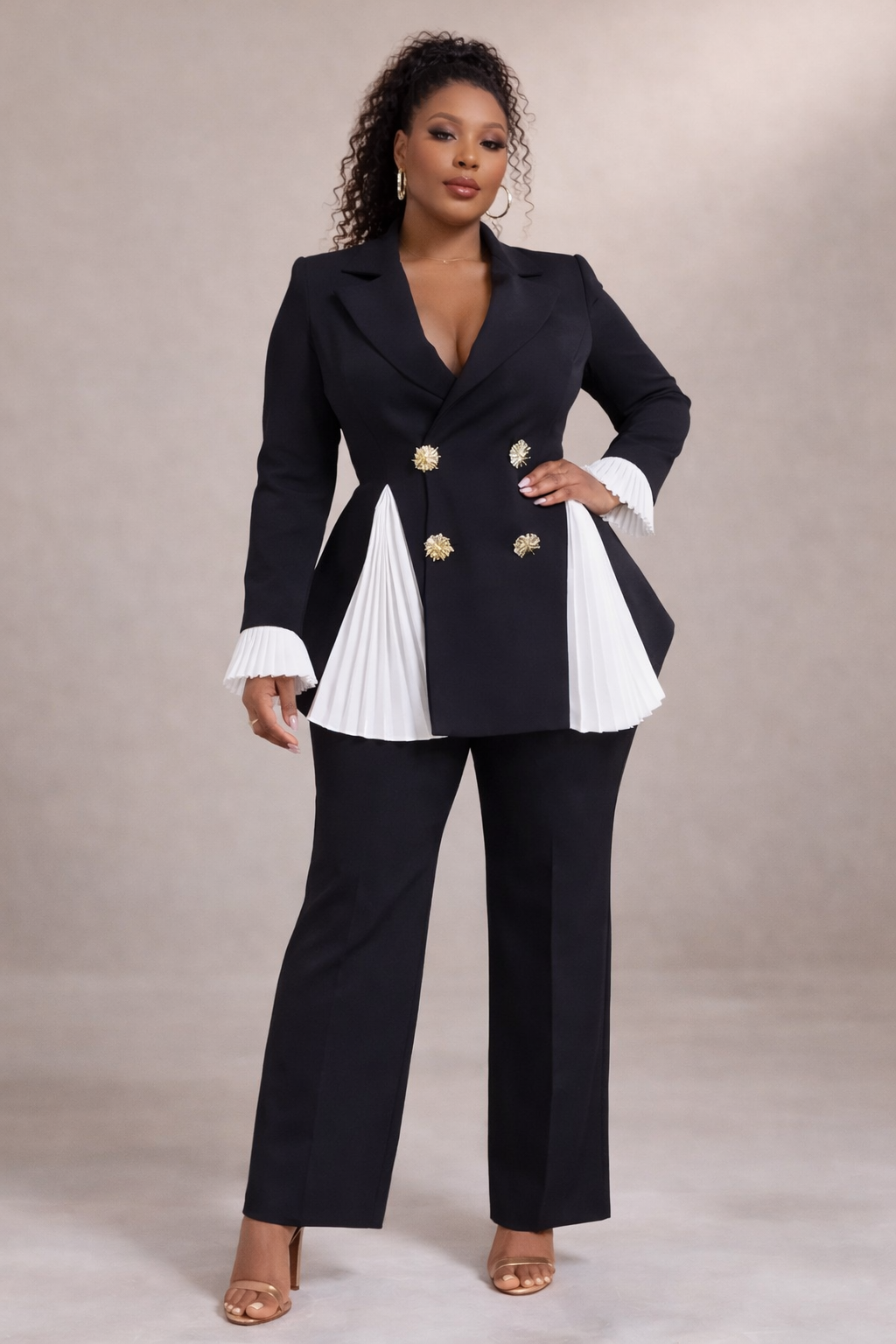 Ensemble Tailleur Couture “Monarch” – Édition Signature