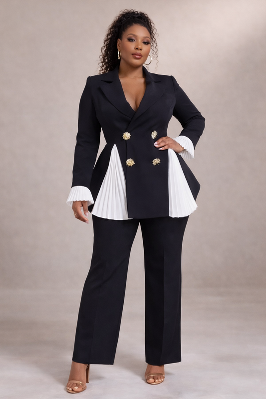 Ensemble Tailleur Couture “Monarch” – Édition Signature