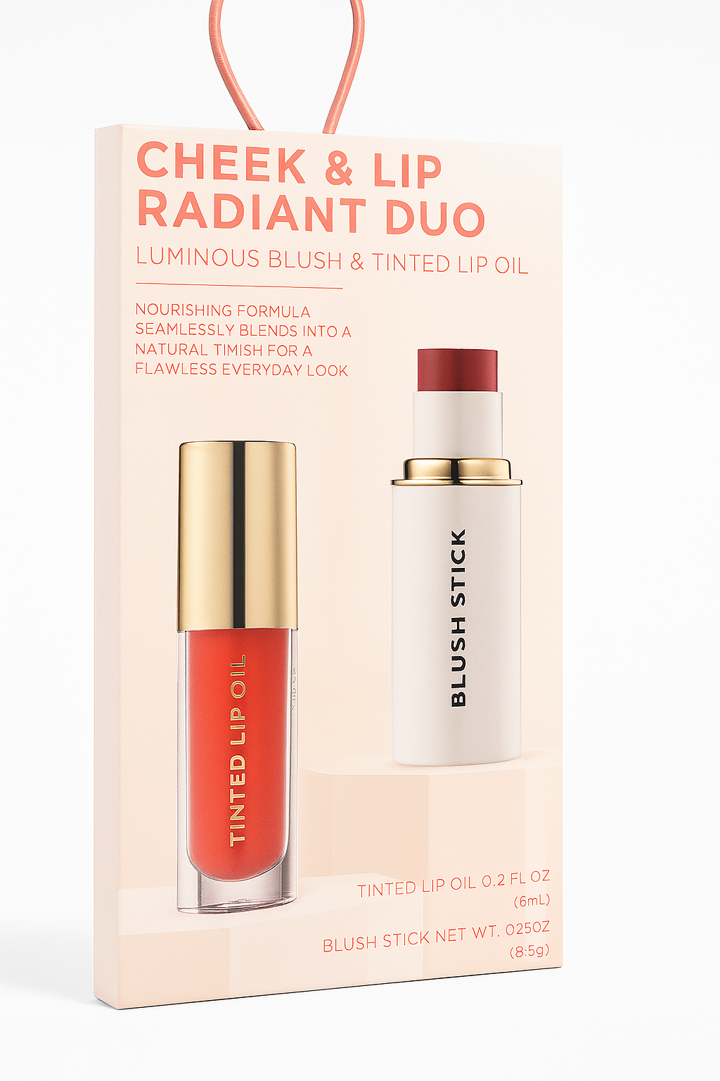 Cheek & Lip Radiant Duo – Blush Stick & Huile à Lèvres Teintée