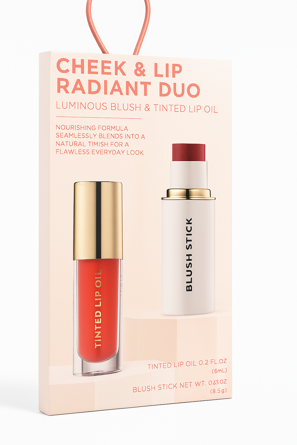Cheek & Lip Radiant Duo – Blush Stick & Huile à Lèvres Teintée