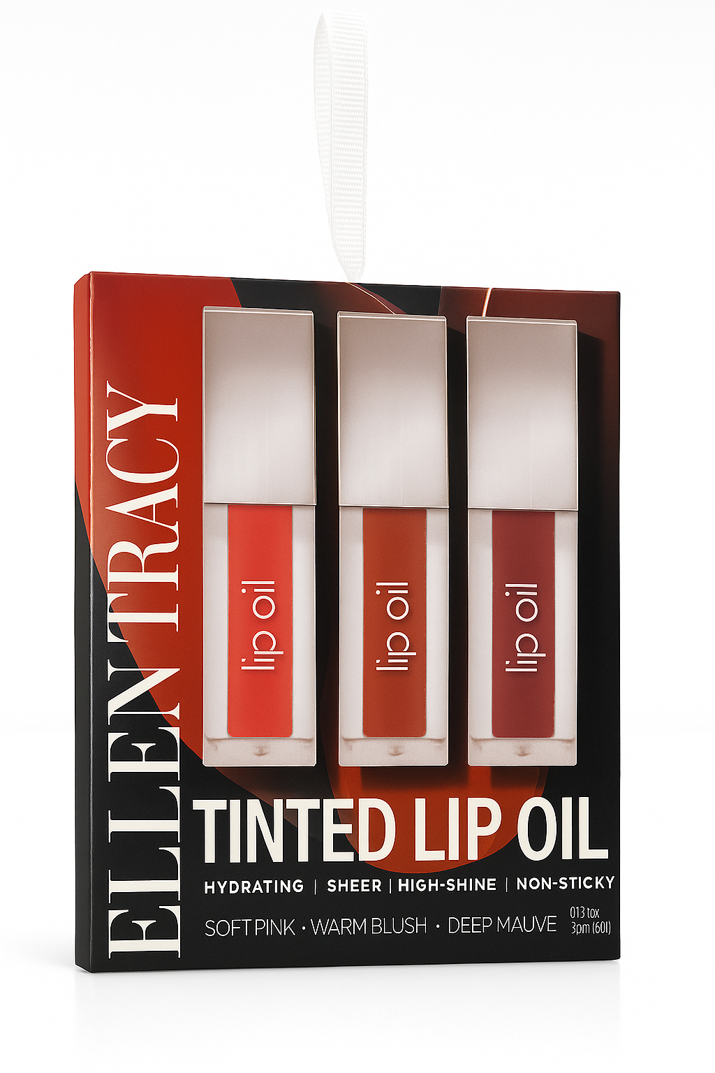 ELLEN TRACY – Coffret 3 Huiles à Lèvres Teintées