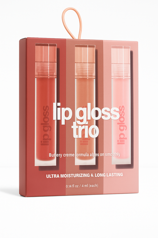 Lip Gloss Trio – Coffret 3 Gloss Hydratants
