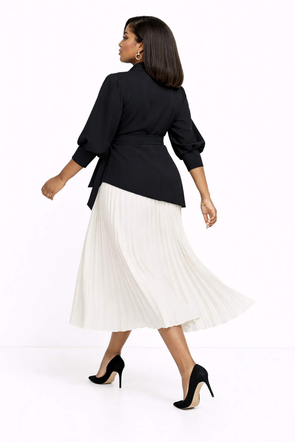 Ensemble Élégance Plissée – Collection Signature