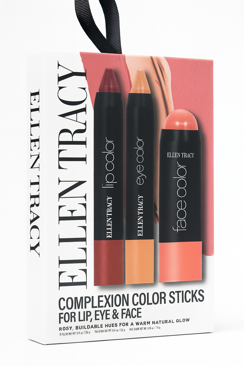 ELLEN TRACY – Sticks Teint 3-en-1 pour Lèvres, Yeux & Visage