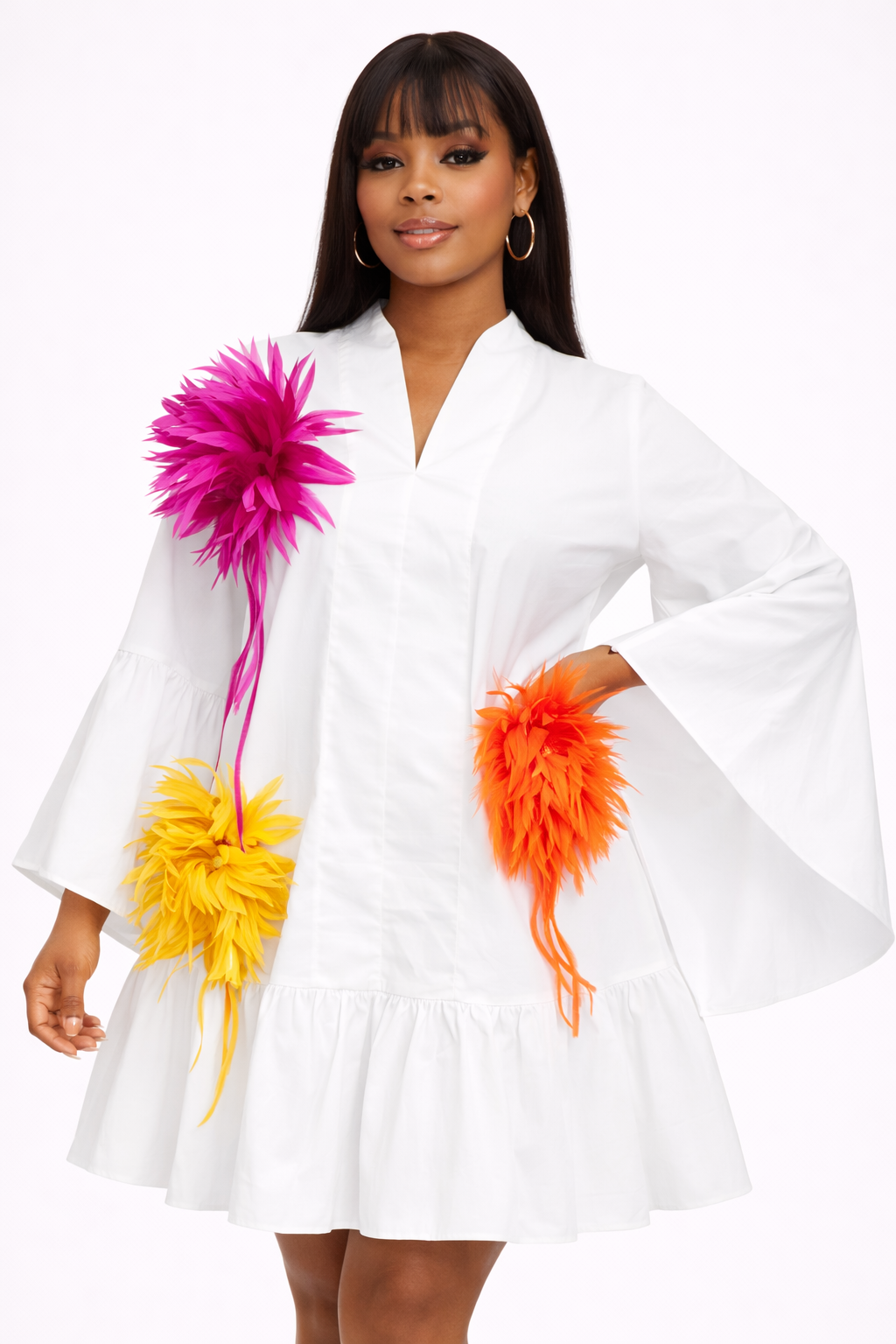 Robe Chic Florale Multicolore – Collection Statement