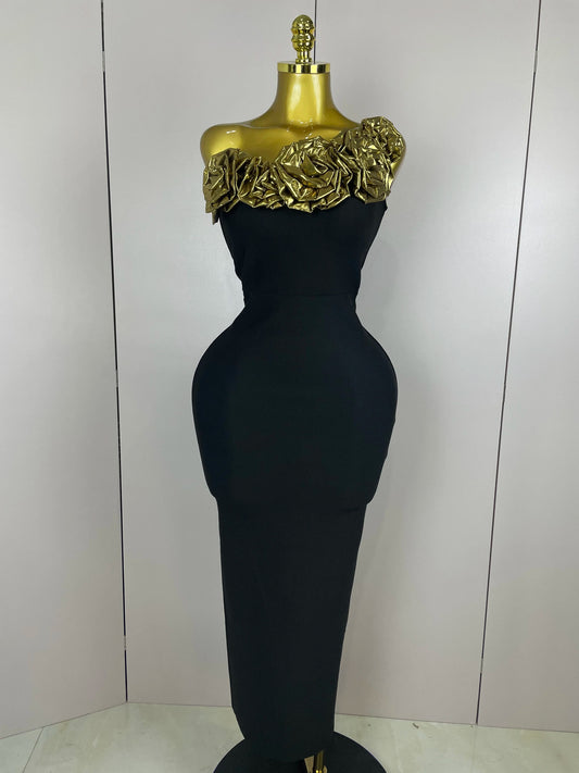 Robe Malsa Golden Bloom